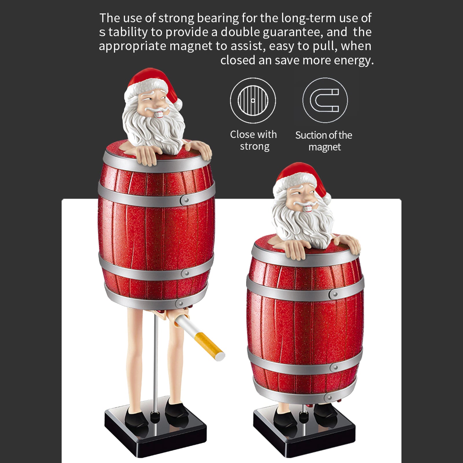 Unique Funny Santa Claus Cigarette Holder Boxes