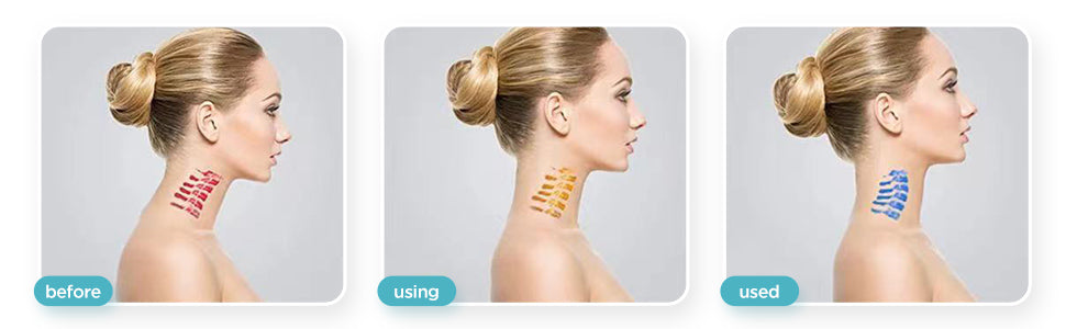 Nackenkissen, tragbares Nackenmassagegerät zur Linderung von Schulter- und Nackenschmerzen 