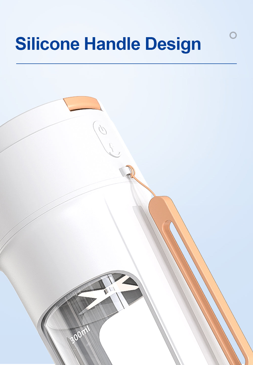 Tragbarer elektrischer Mehrzweck-Obstmixer