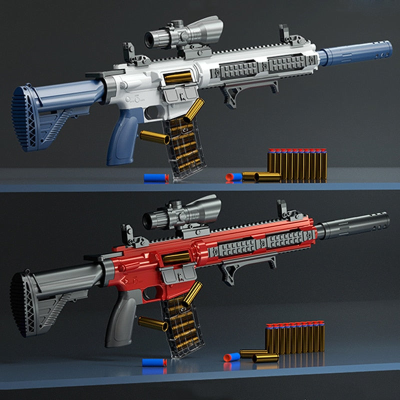 Pistolet à balle à coque souple M416, pistolet de Sniper à balle molle EVA, pistolet jouet Armas Blaster