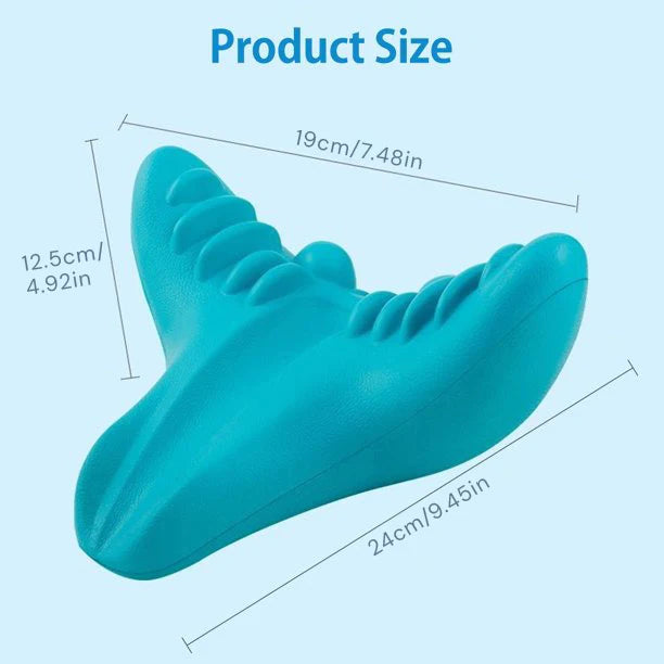 Oreiller de massage de la colonne cervicale, oreiller de massage portable pour détendre le cou et les épaules