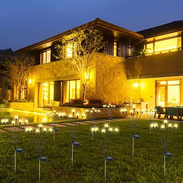 Solar-LED-Licht Outdoor Garten Dekoration Landschaft Lichter Feuerwerk Firefly Garten Lichter Rasen Garten Decor Solar Licht