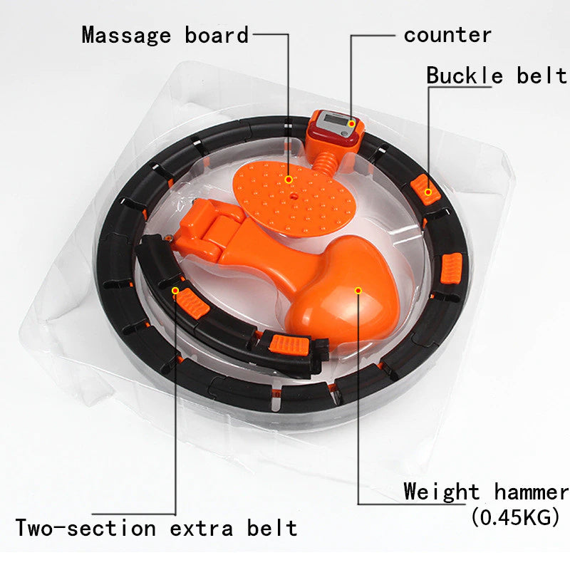 Smart Hula Hoop Vibrato mit dem gleichen Netz roten Bauch Männer und Frauen wird nicht fallen die schöne Taille abnehmbare feste faul Hula Hoop