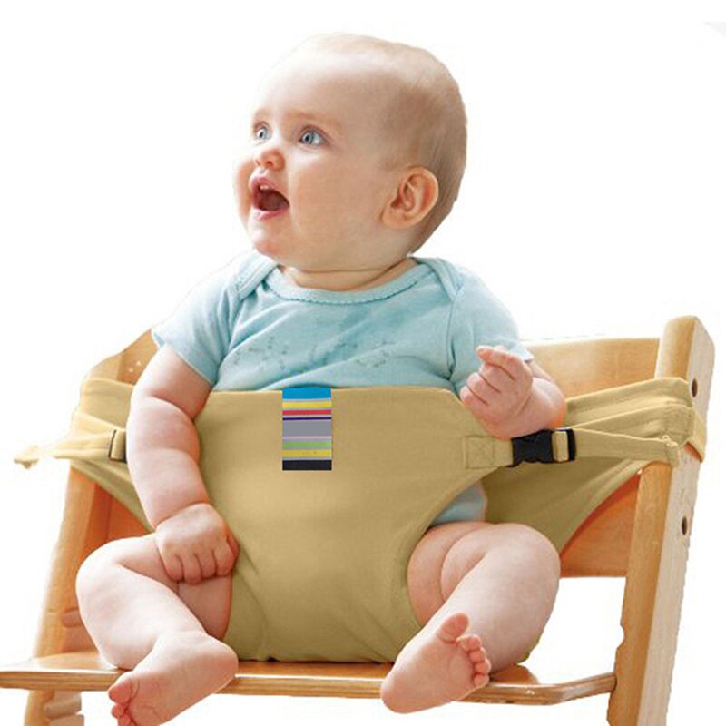 Portable Kids Baby Chair Travel Foldable Washable Infant Dining High Dinning Cover Seat Safety Belt Feeding Baby Care Accessory