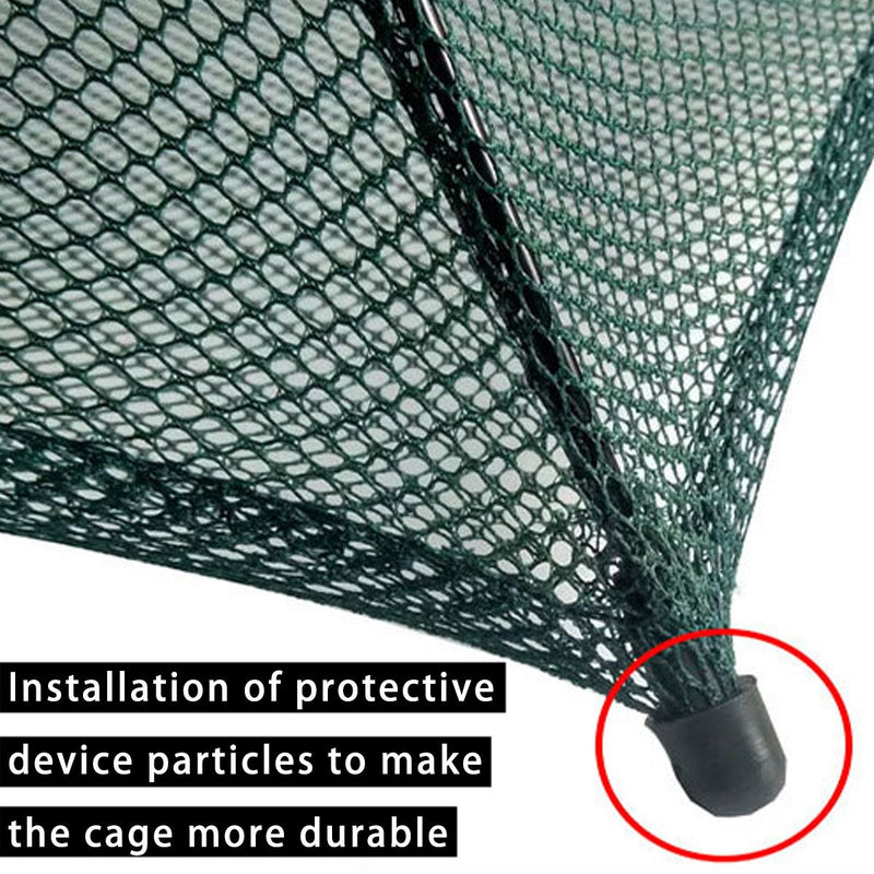 Strengthened 4-8 Holes Automatic Fishing Net Shrimp Cage Nylon Foldable Fish Trap Cast Net Cast Fold Crab trap Fishing Network
