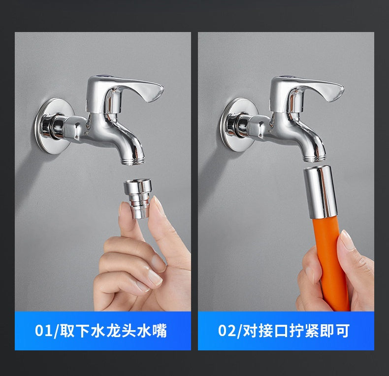 Faucet Extenders Extension Hose Bathroom 360° Rotation