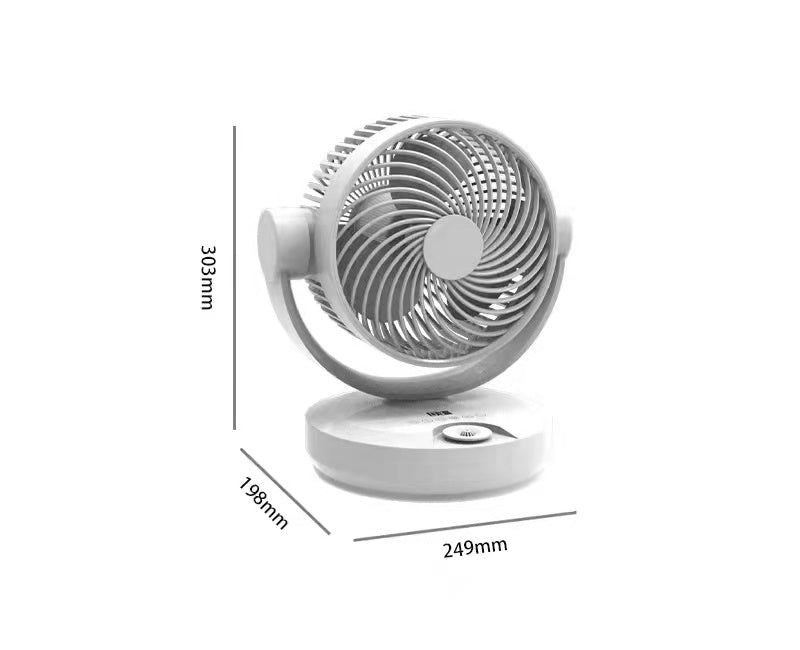 2022 Lüfter für Zimmer und Auto 360 Grad Luftzirkulation Turbo-Kühlventilator