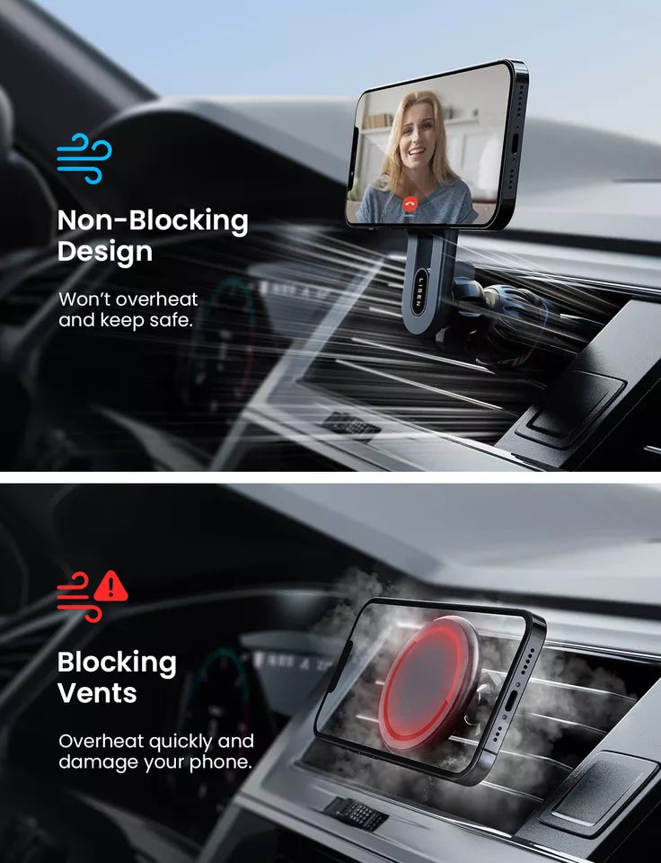 Magnetische Telefonhalterung fürs Auto, passend für iPhone 14 13 12 Pro Max