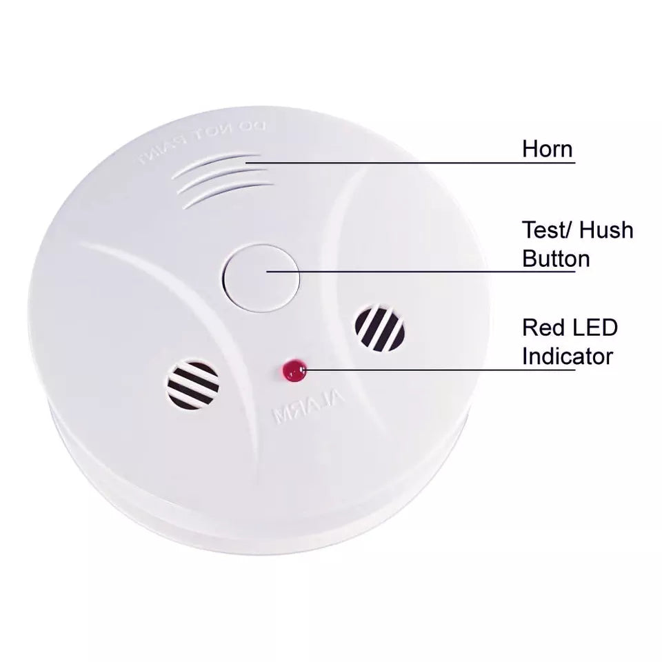 9V Smoke & Carbon Monoxide Detector, Voice Warning 2022 Version