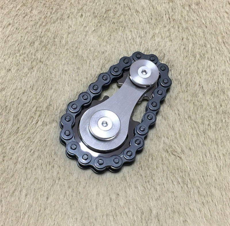 Bike Chain Gear Fidget Spinner, Figit Toy for Adults and Kids