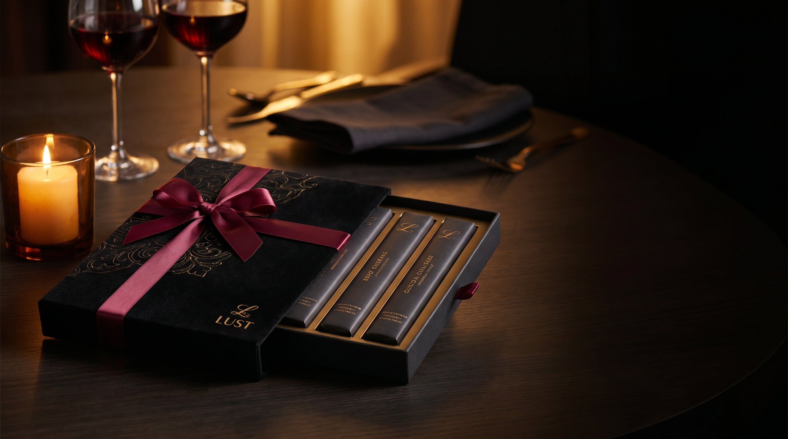 LUST Chocolate premium date night gift box
